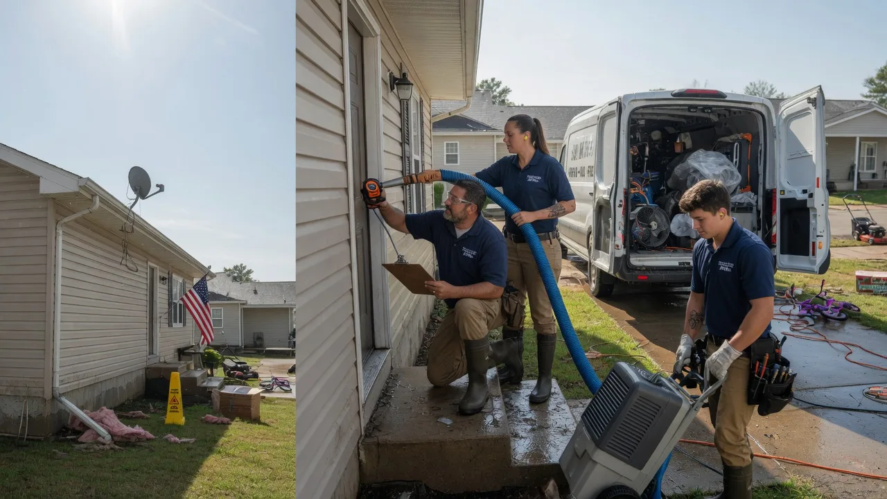 Ceiling Water Damage Restoration in Clarksburg, WV near me